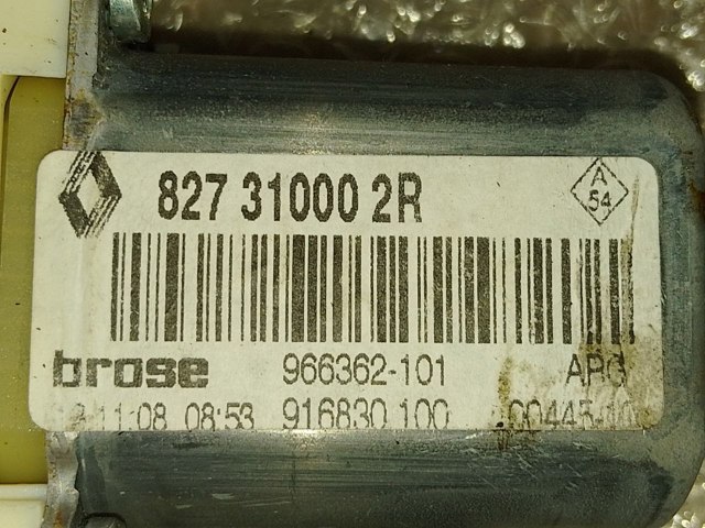Двигун стеклопод'емника двері задньої, лівої 827310002R RENAULT