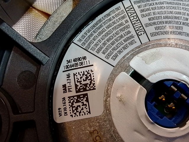 Подушка Айрбег водія 985700198R RENAULT