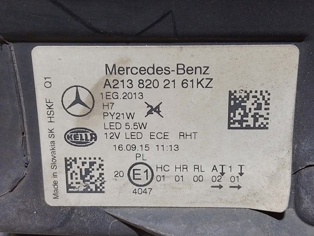 Блок фара ліва A2138202161 MERCEDES
