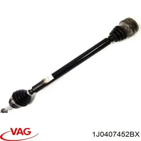 Піввісь передня, права 1J0407452BX VAG