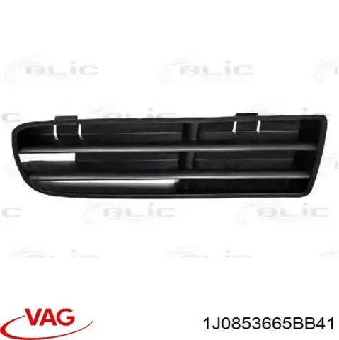 Решітка переднього бампера, ліва 1J0853665BB41 VAG