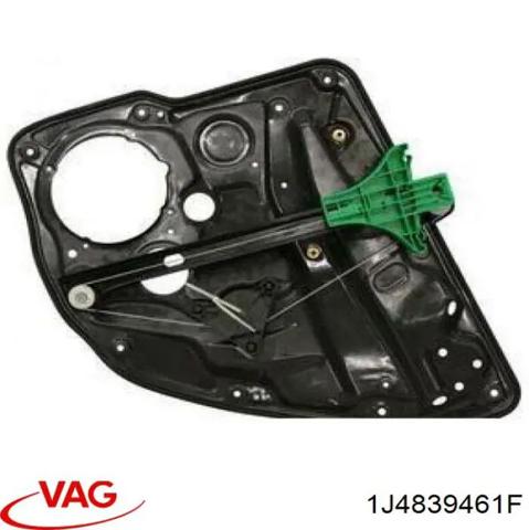 Склопідйомник задніх лівих дверей 1J4839461F VAG