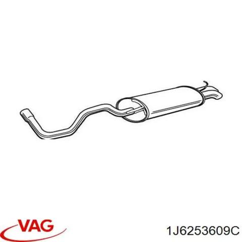 Глушник вихлопних газів кінцевий 1J6253609C VAG