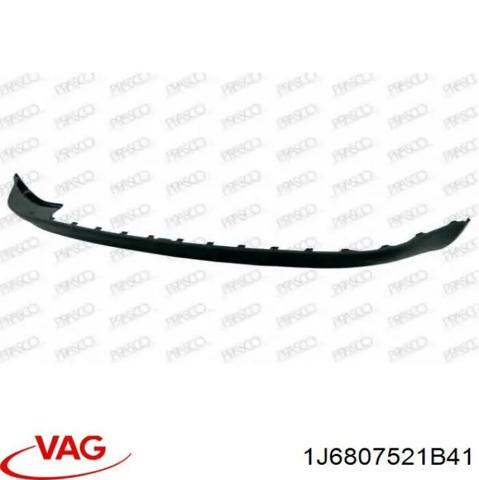 Спідниця заднього бампера 1J6807521B41 VAG