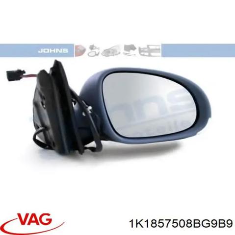 Праве дзеркало заднього виду 1K1857508BG9B9 VAG