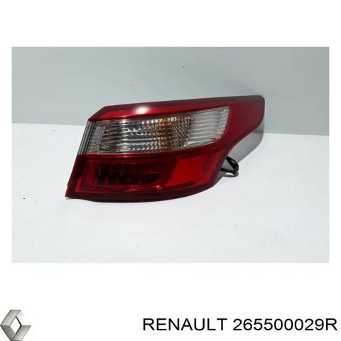 Ліхтар задній правий, зовнішній 265500029R RENAULT