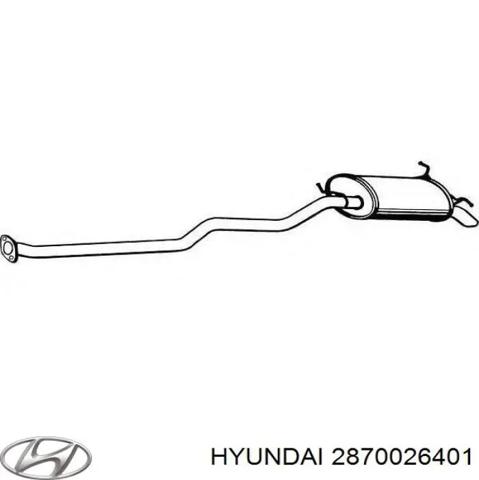 Глушилка задня 2870026401 HYUNDAI