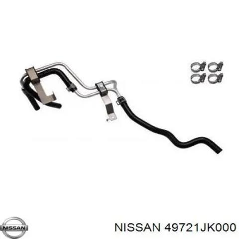Шланг ГРПК, низького тиску, від радіатора до бачка 49721JK000 NISSAN