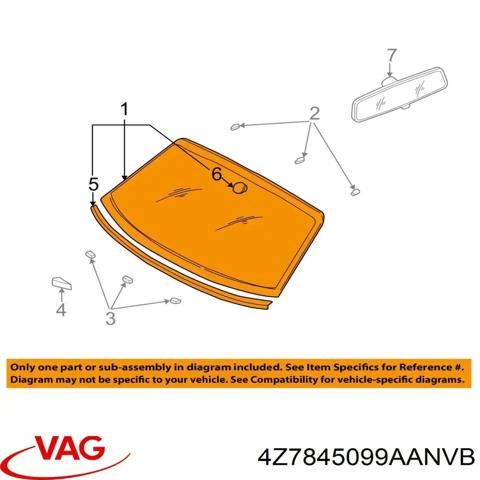 Вікно вітрове 4Z7845099AANVB VAG