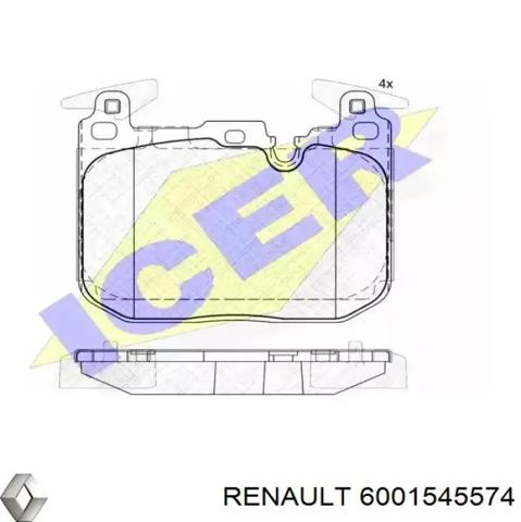 Супорт гальмівний, передній, правий 6001545574 RENAULT