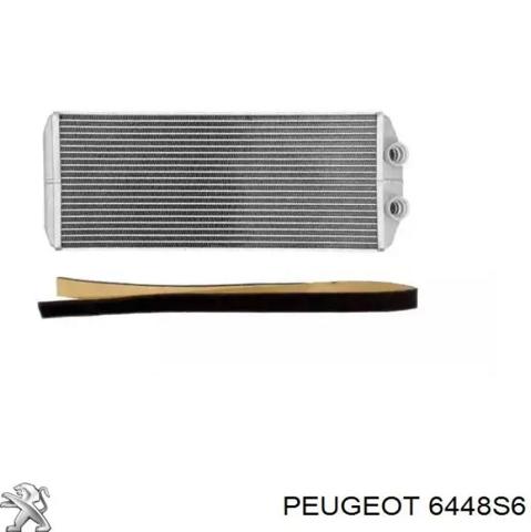 Радіатор опалювача салону 6448S6 PEUGEOT
