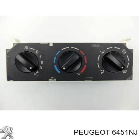 Блок управління режимів опалення / кондиціонування 6451NJ PEUGEOT