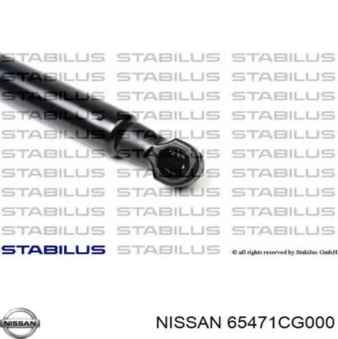 Стійка капота ліва 65471CG000 NISSAN