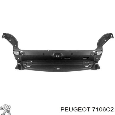 Супорт радіатора верхній/монтажна панель кріплення фар 7106C2 PEUGEOT