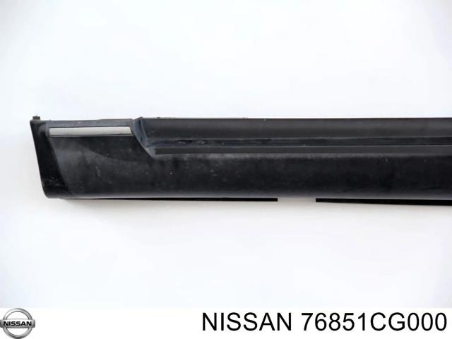 Накладка зовнішня (молдинг) порога, лівий 76851CG000 NISSAN