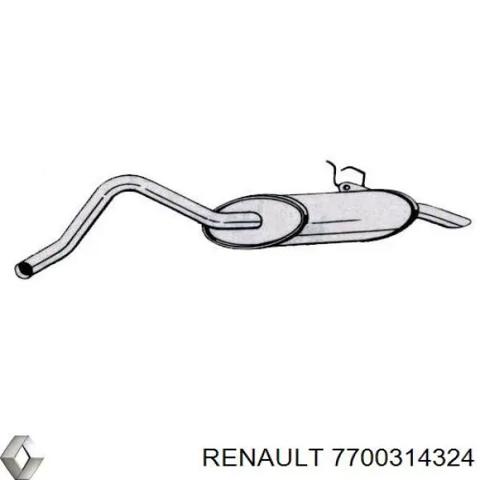 Глушилка задня 7700314324 RENAULT