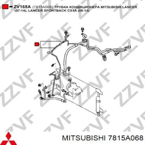 Шланг кондиціонера, від радіатора до випарника 7815A068 MITSUBISHI