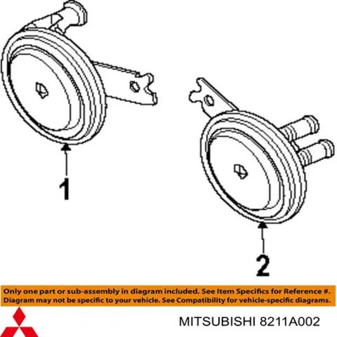 Сигнал високої тональності 8211A002 MITSUBISHI