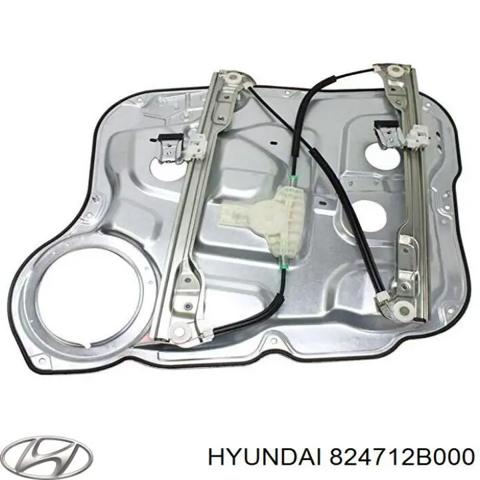 Механізм склопідіймача двері передньої, лівої Hyundai Santa Fe 2