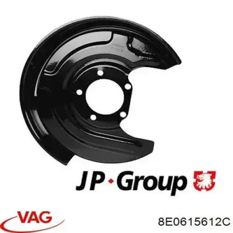 Захист гальмівного диска заднього, правий 8E0615612C VAG