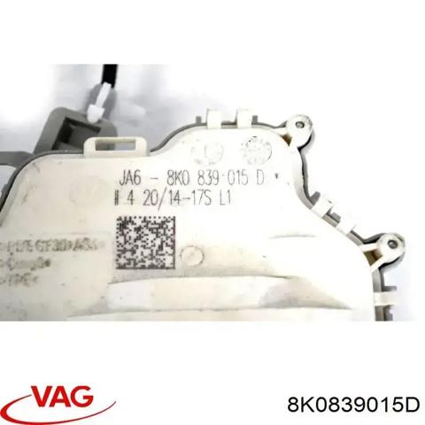 Замок задньої двері, лівої 8K0839015D VAG