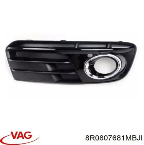 Решітка бампера, ліва 8R0807681MBJI VAG