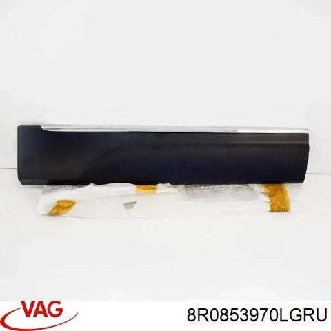 Молдинг передньої лівої двері, нижній 8R0853970LGRU VAG
