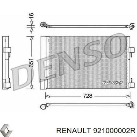 Радіатор охолодження кондиціонера 921000002R RENAULT