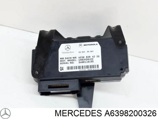 Блок комфорту передніх дверей A6398200326 MERCEDES