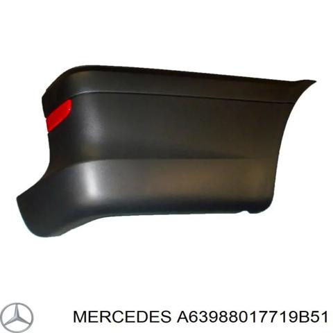 Бампер задній, права частина A63988017719B51 MERCEDES