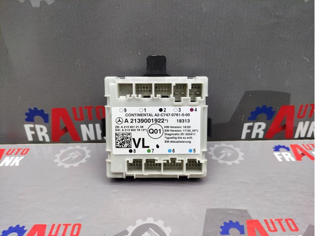 Блок комфорту передніх дверей A2139001922 MERCEDES