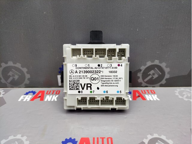 Блок комфорту передніх дверей A2139002322 MERCEDES