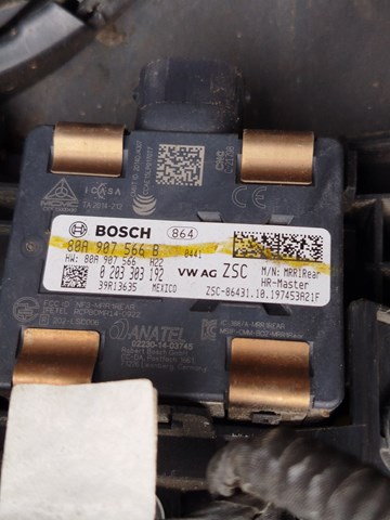 Датчик контролю мертвої зони, задній 80A907566B VAG