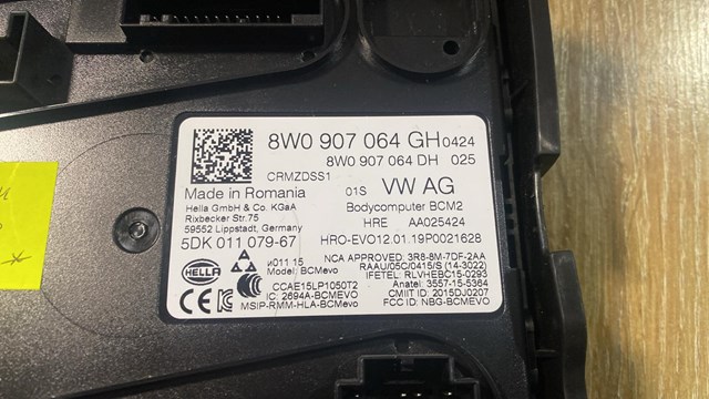 Блок управління комфорту 8W0907064GH VAG