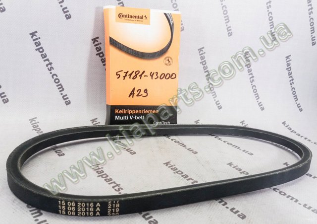 Ремінь кондиціонера 5718143000 CONTINENTAL