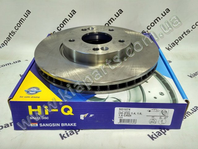 Диск гальмівний передній SD1074 SANGSIN