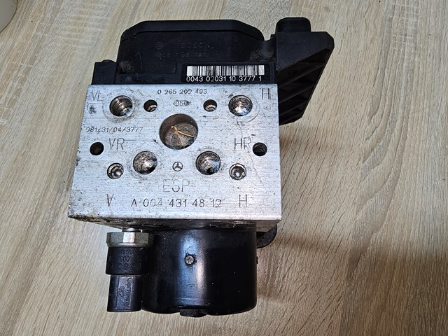 Блоки ABS 0044314812 MERCEDES