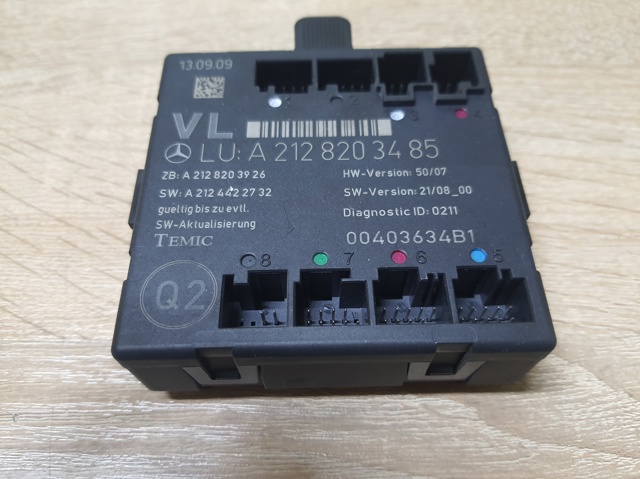 Блок комфорту передніх дверей A2128203485 MERCEDES