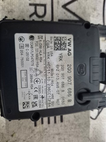 Датчик контролю мертвої зони, задній 2Q0907686B VAG