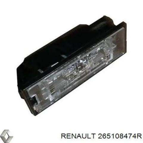 Ліхтар підсвічування заднього номерного знака 265108474R RENAULT