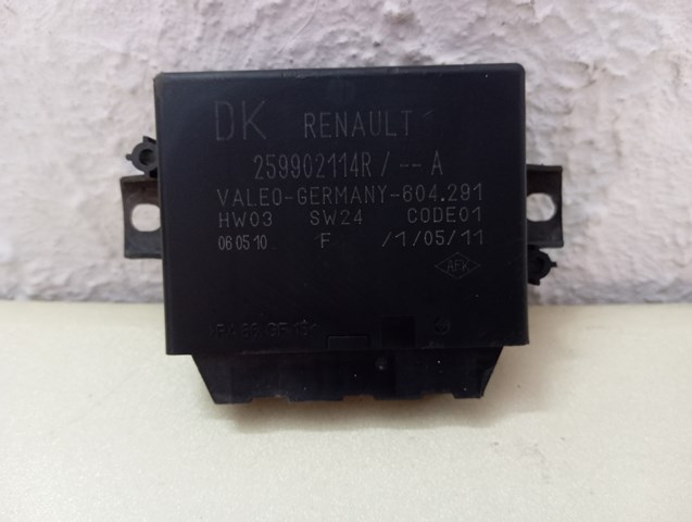 Модуль (блок ЕБУ) управління парктроніком 259902114R RENAULT