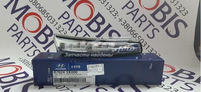 Покажчик повороту дзеркала, правий 876243X000 HYUNDAI