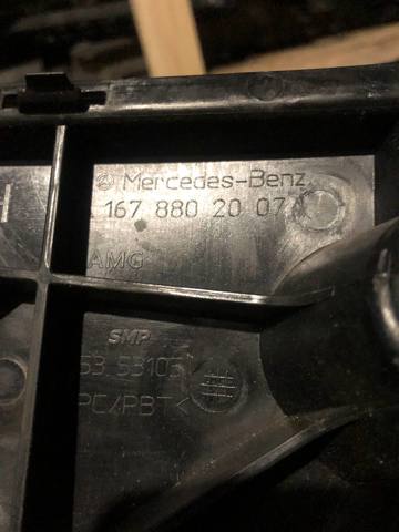Напрямна заднього бампера, права A1678802007 MERCEDES