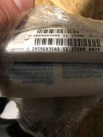 Подушка безпеки, передньої, лівих дверей AIRBAG A2058603502 MERCEDES