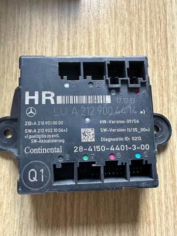 Блок комфорту задніх дверей A2129004414 MERCEDES