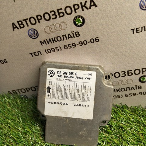 Модуль-процесор керування подушки безпеки 1C0909605C VAG