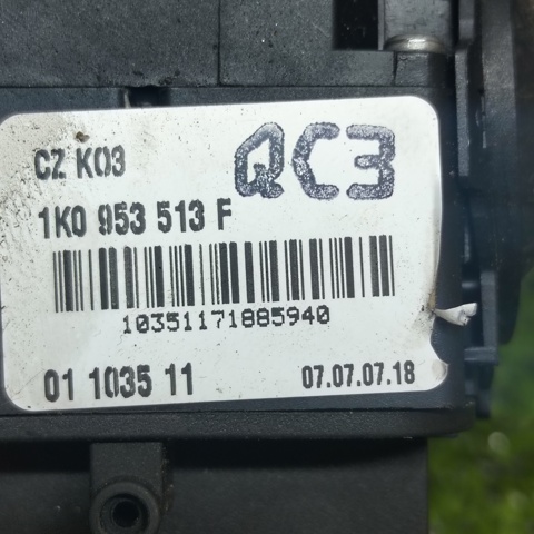 Перемикач підрульовий, лівий 1K0953513F VAG