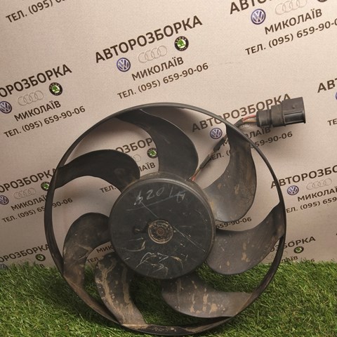 Електровентилятор охолодження в зборі (двигун + крильчатка), правий 1KM959455D VAG