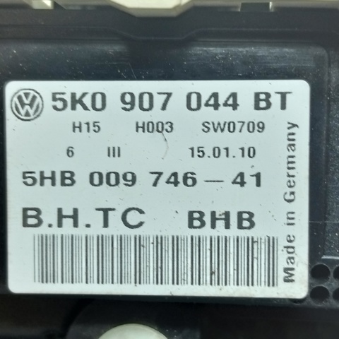 Блок управління кондиціонером 5K0907044BT VAG