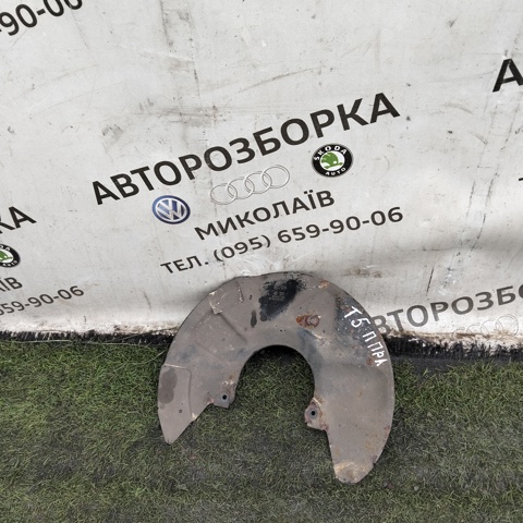 Захист гальмівного диска, переднього, правого 7E0615312B VAG